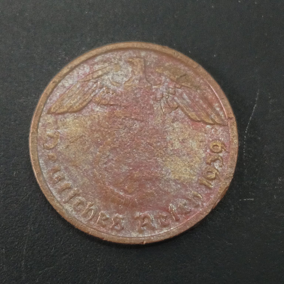 2 Reichspfennig 1939 D - Germany (Ref: AUC1932)