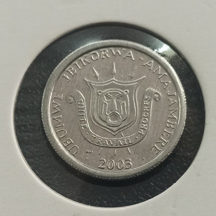 1 Franc - Burundi