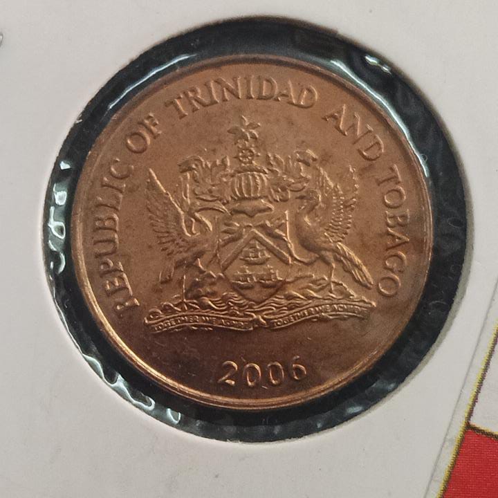5 Cents UNC - Trinidad & Tobago
