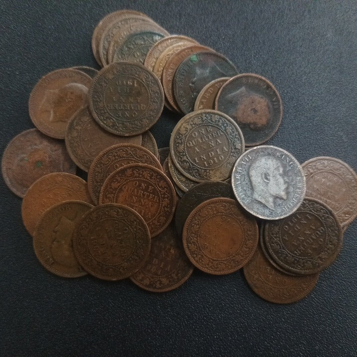 1/4 Anna Edward (F to VF - 1 nos)