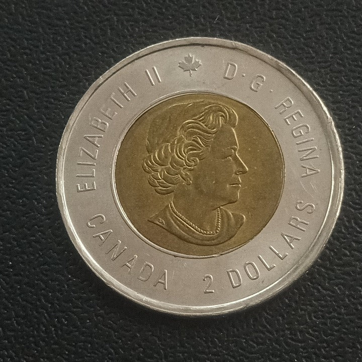 2 Dollars -2015 (100th Anniversary of "In Flanders Fields" Poem) - Canada - Circulating Commemorative Coin