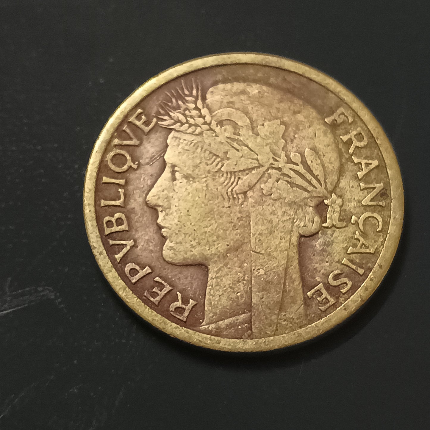 1 Franc 1944 (Scarce) - French West Africa ( Ref : AUC1311)