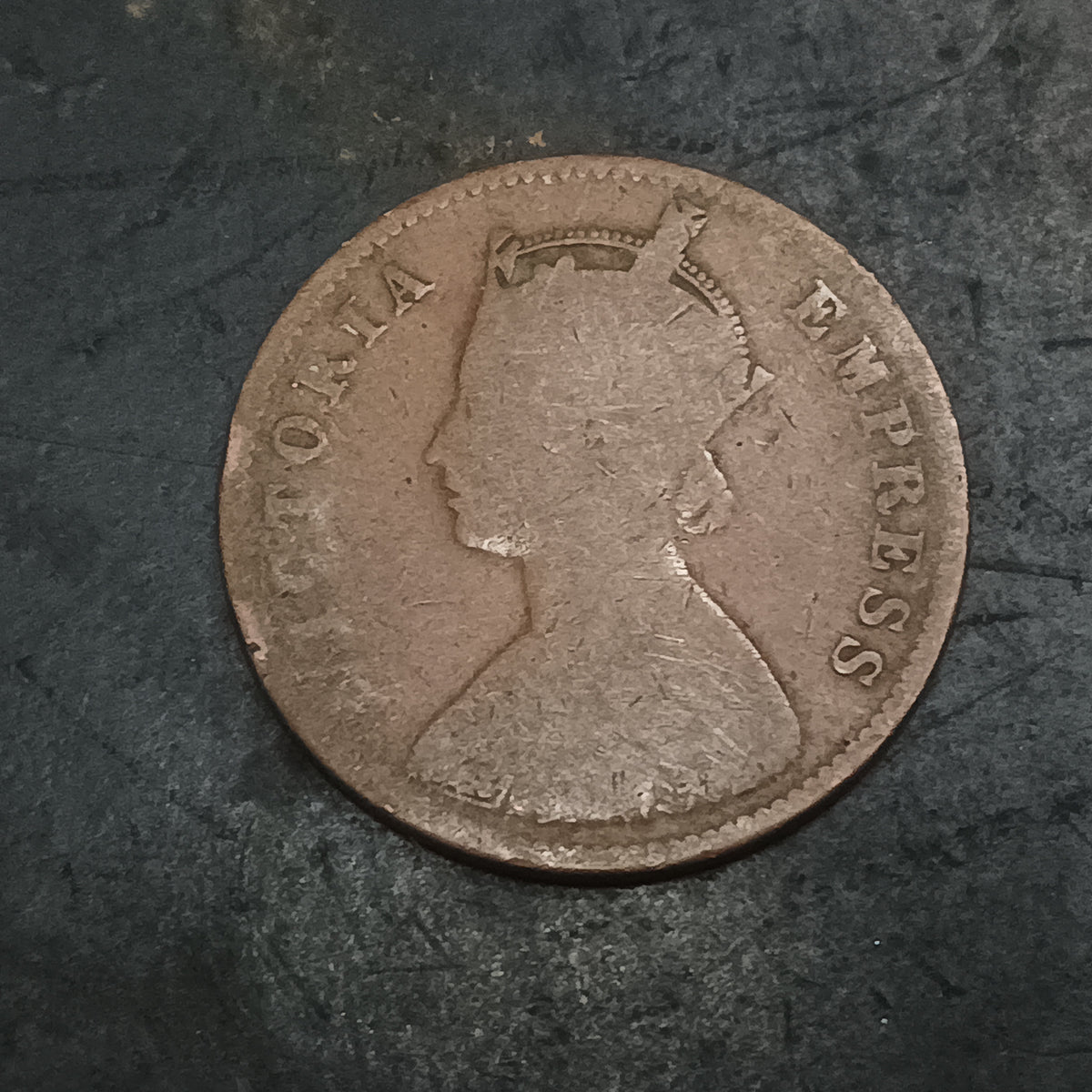 1/4 Anna 1890 Victoria - British India (Ref : AUC2021)