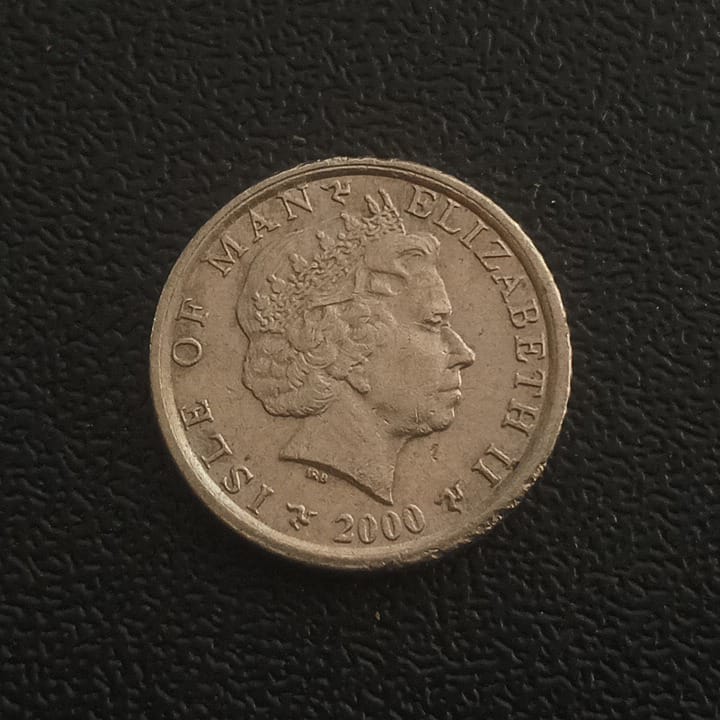 5 Pence - Elizabeth II (Gaut's Cross) - Isle of Man