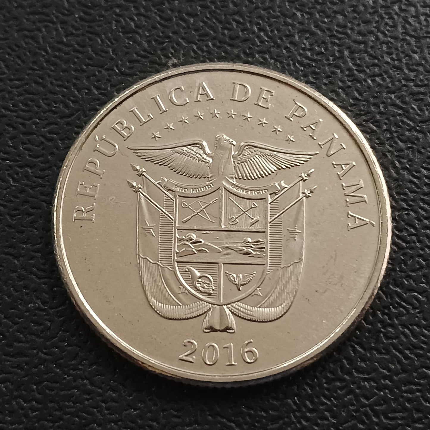 ¼ Balboa (First Passage through the Panama Canal) 2016 UNC - Panama
