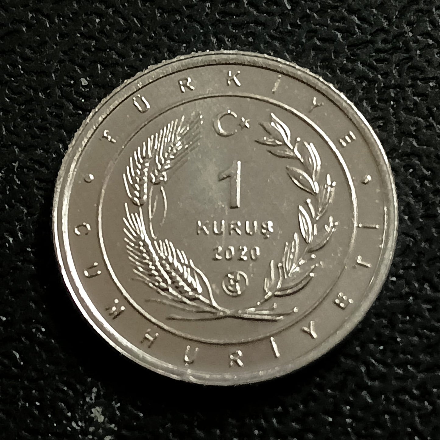 1 Kurus 2020 UNC (Kestrel) - Turkey : Birds of Anatolia Series