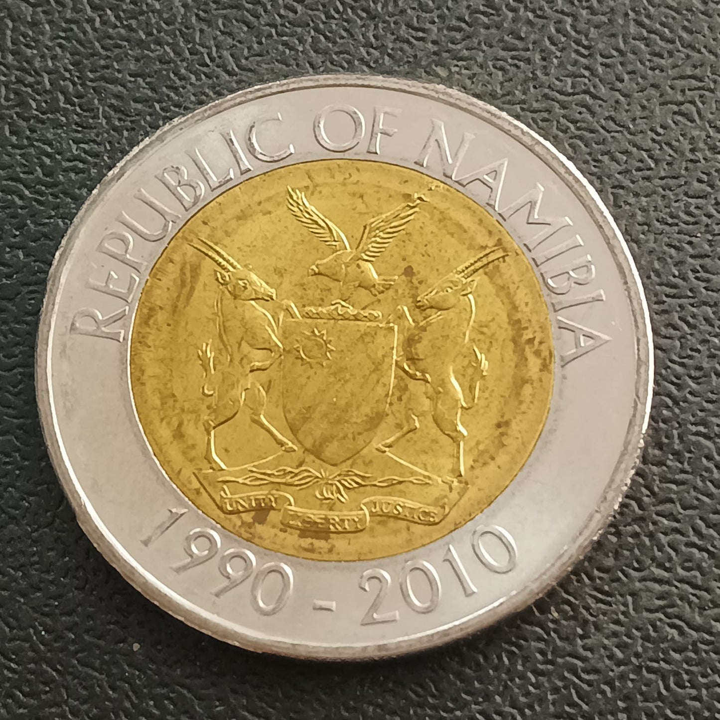 10 Dollars 2010 AUNC (20th Anniversary of the Bank of Namibia) - Namibia