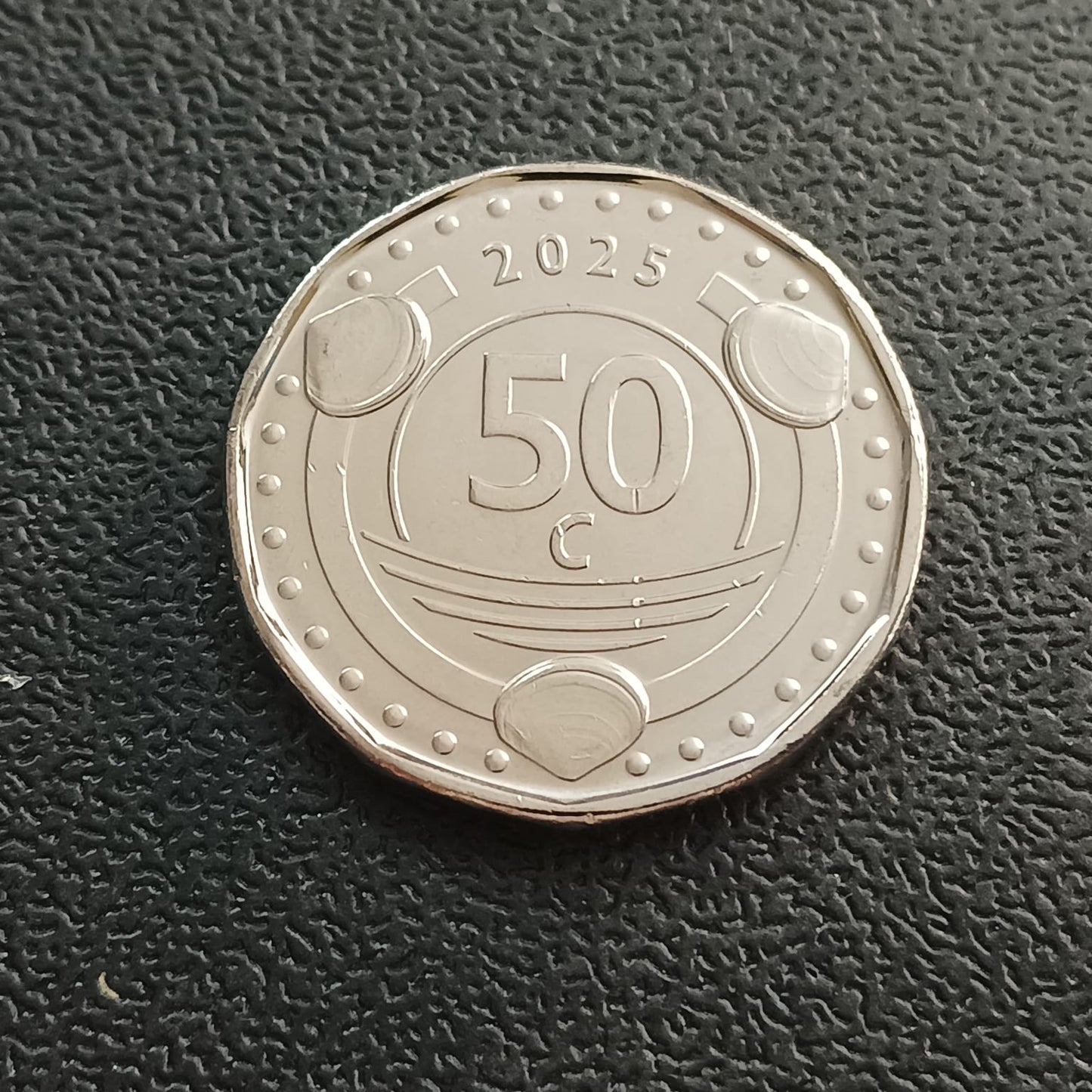 50 Cents 2025 UNC (Coloured) - Curaco