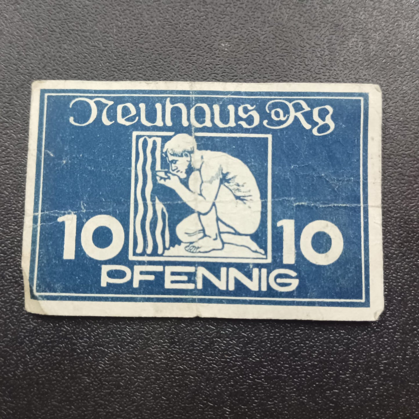 10 Pfennigs 1921 -Municipality of Neuhaus am Rennweg (Thuringia) (Federal state of Thuringia - German Notgeld (Ref : AUC0765)