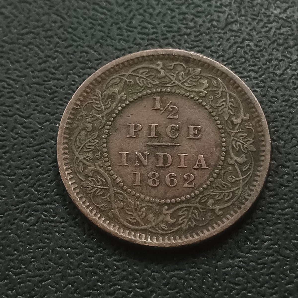 1/2 Pice 1862 Victoria - (Ref : AUc0917)