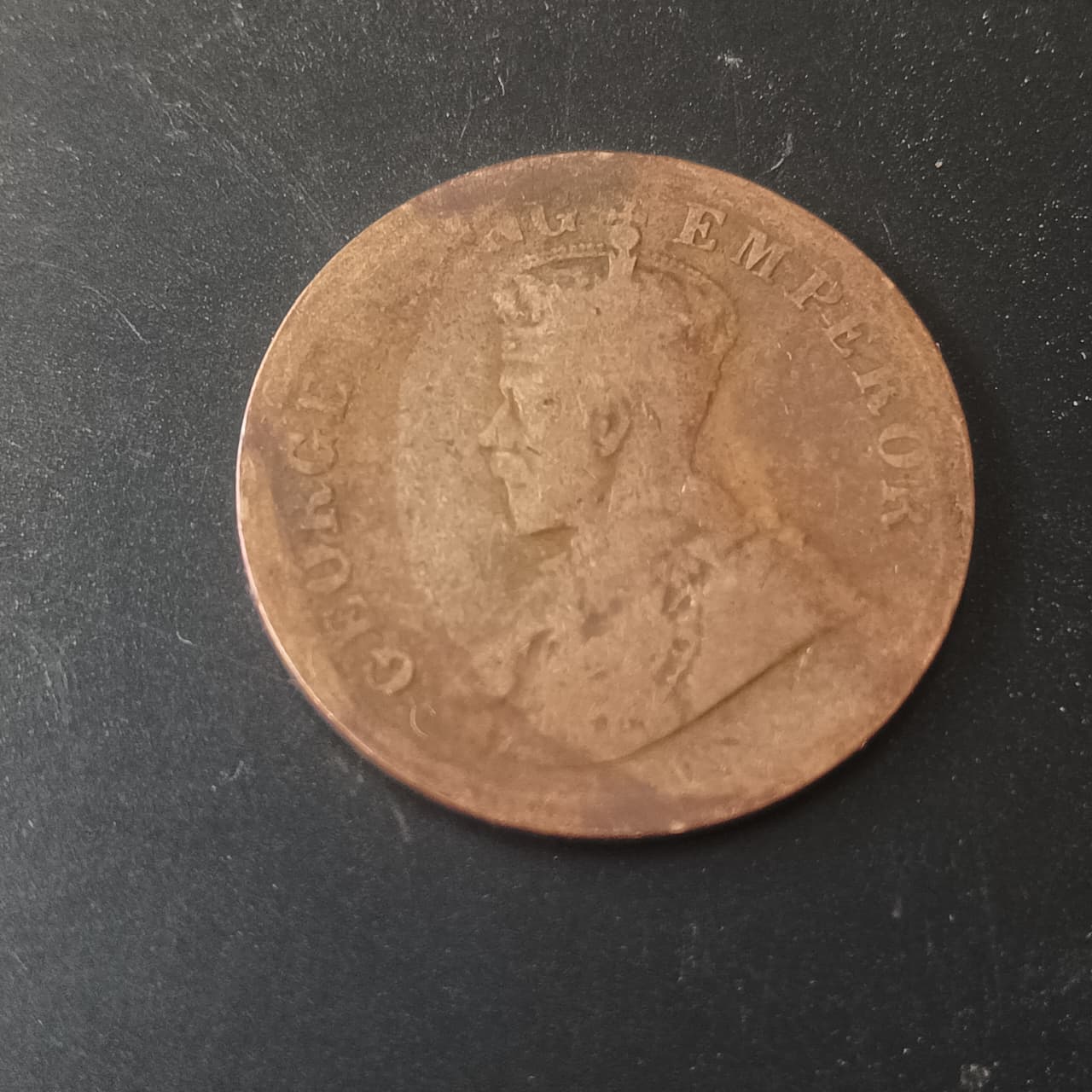 1 Anna 1911 George V Rare (Ref : AUC1367)