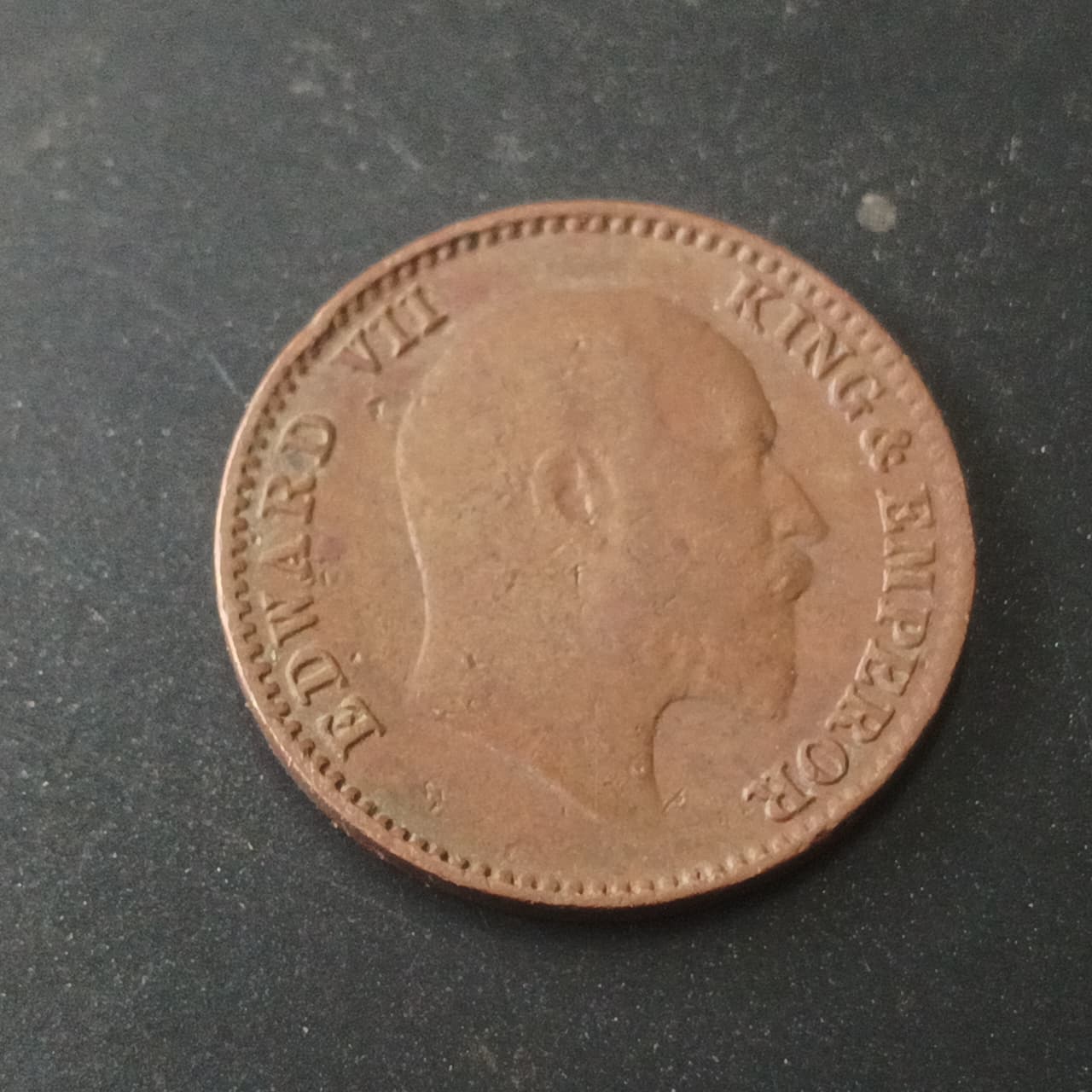 1/12 Anna 1905 Edward Scarce (Ref : AUC1371)