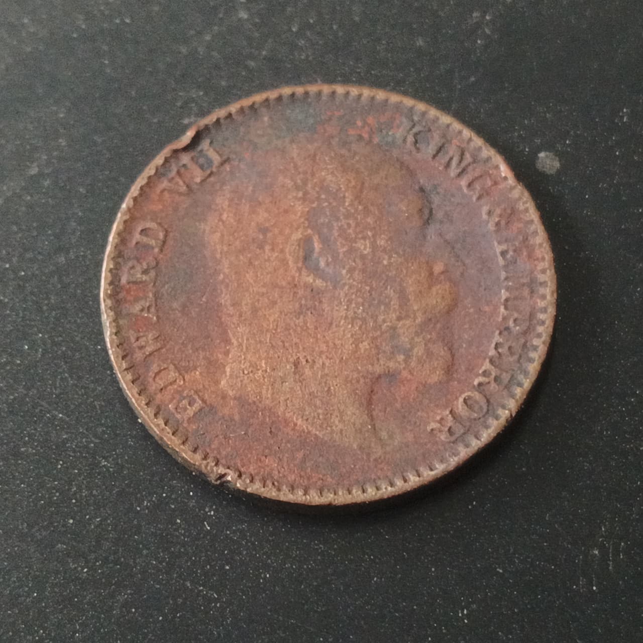 1/12 Anna 1906 Edward Scarce (Ref : AUC1372)