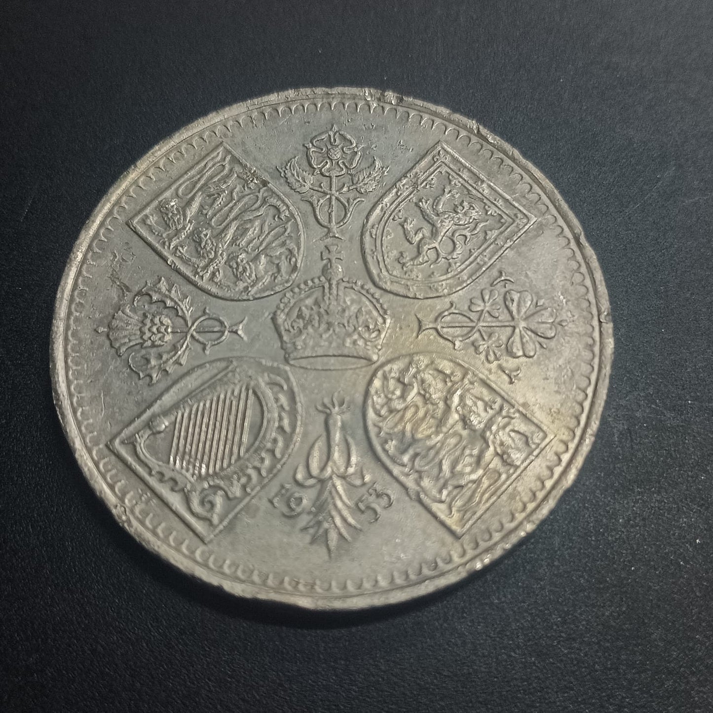 5 Shillings 1953 - Coronation of Queen Elizabeth II, - United Kingdom (Ref: AUC1648)