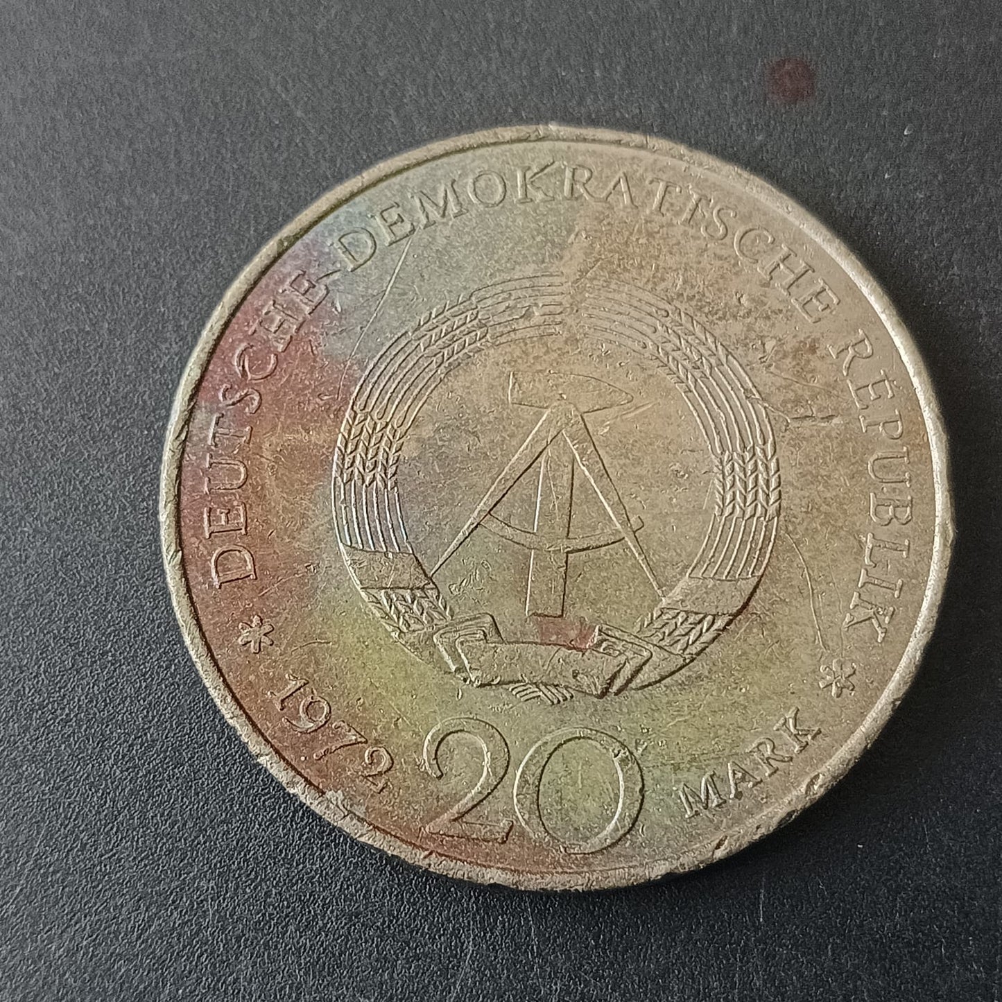 20 Mark 1972 - Friedrich von Schiller- Germany (Ref: AUC1722)