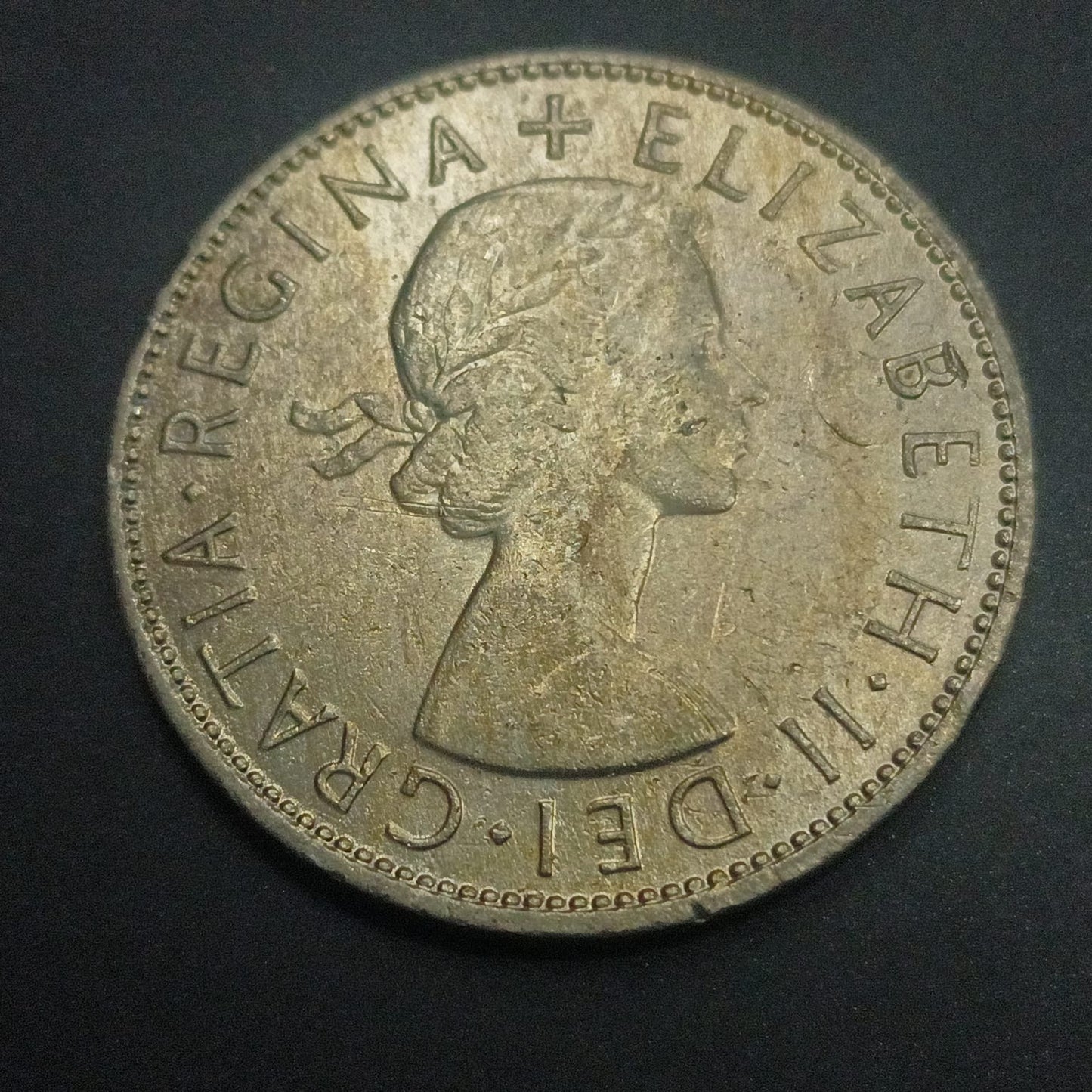 1/2 Crown 1967 - Elizabeth II - United Kingdom (Ref: AUC1739)