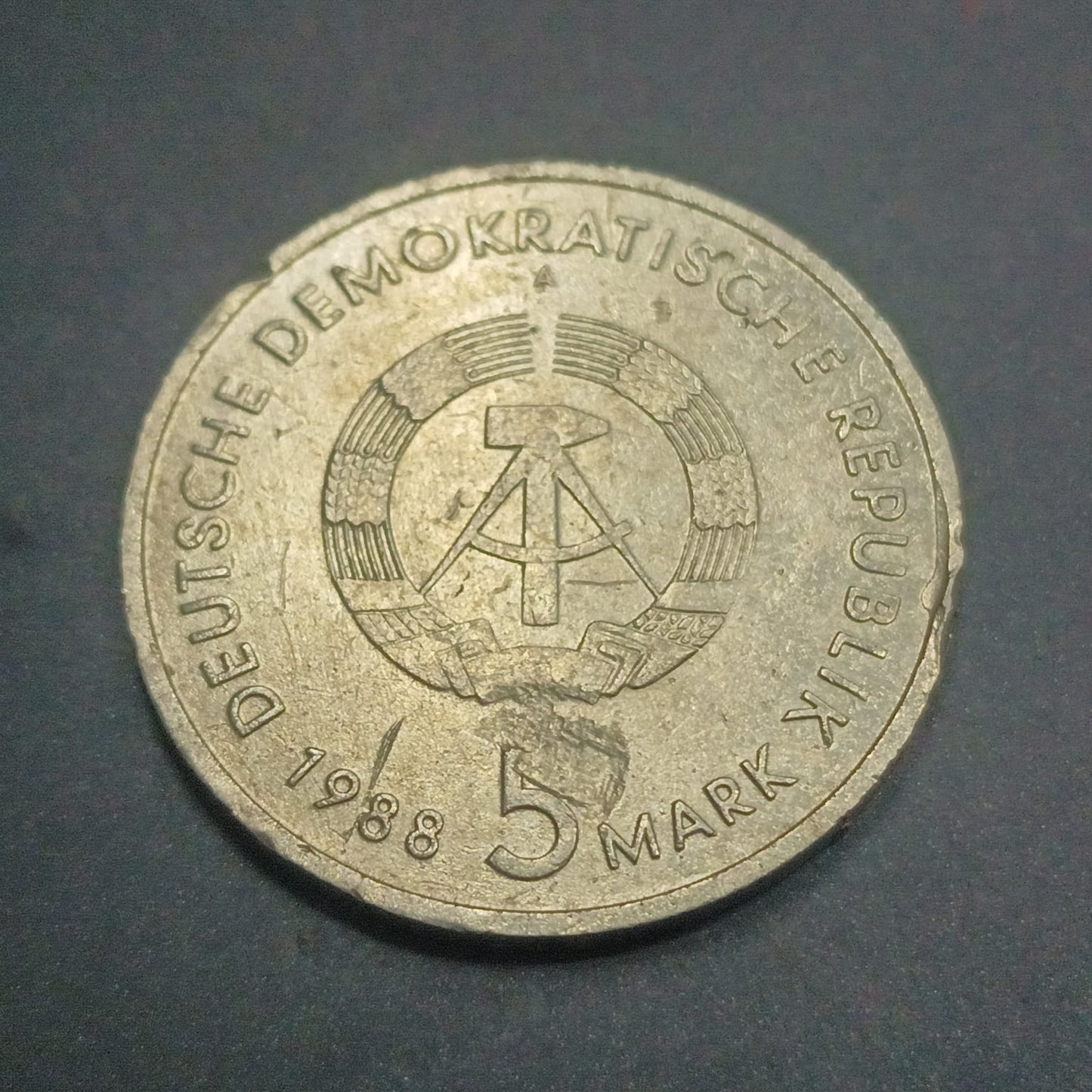 5 Mark 1988 (City of Rostock) - Germany (Ref: AUC1812)