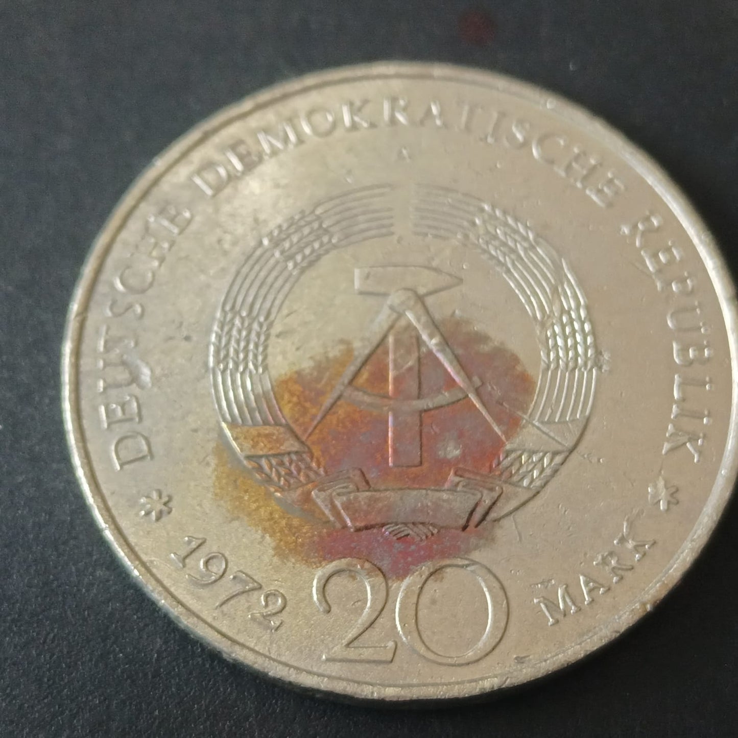20 Mark 1972 - Friedrich von Schiller- Germany (Ref: AUC1872)