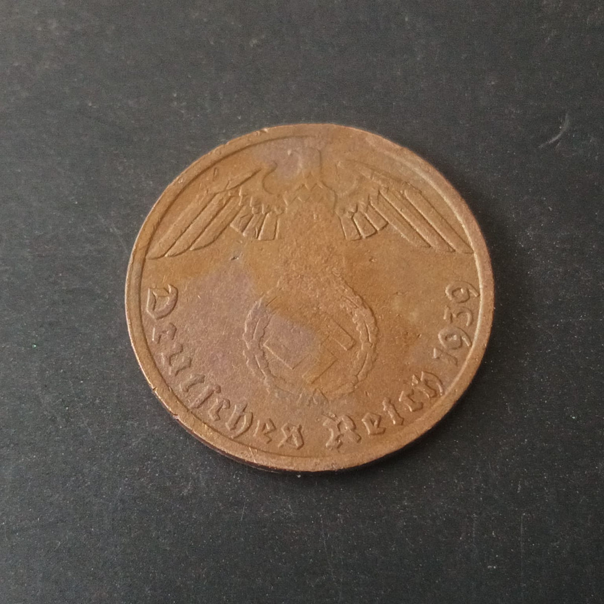 1 Reichspfennig 1939 A Third Reich - Germany (Ref: AUC1903)