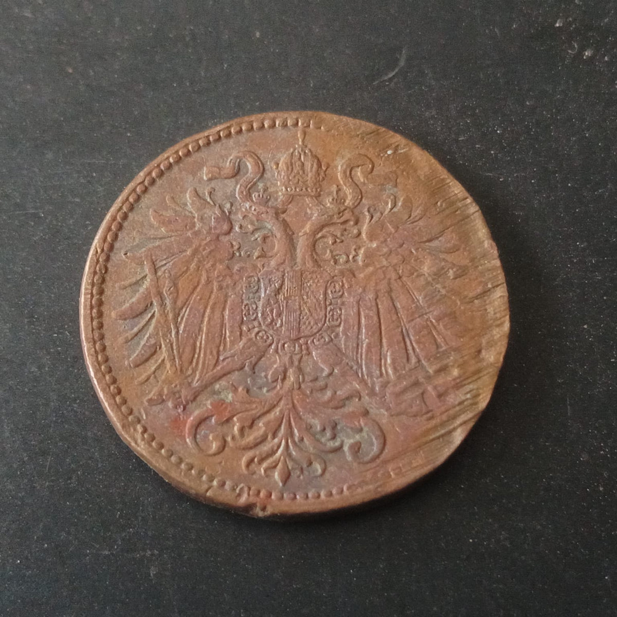 2 Heller 1911 - Austrian Empire (Ref: AUC1907)