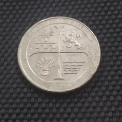 1/4 Dollar U.S.A. - San Antonio Missions National Historical Park, Texas