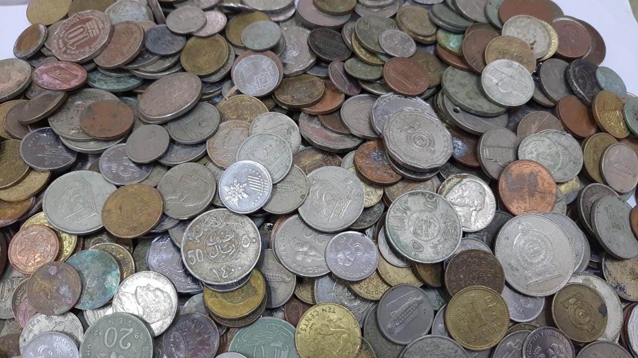 Foreign Coin Lots by weight
