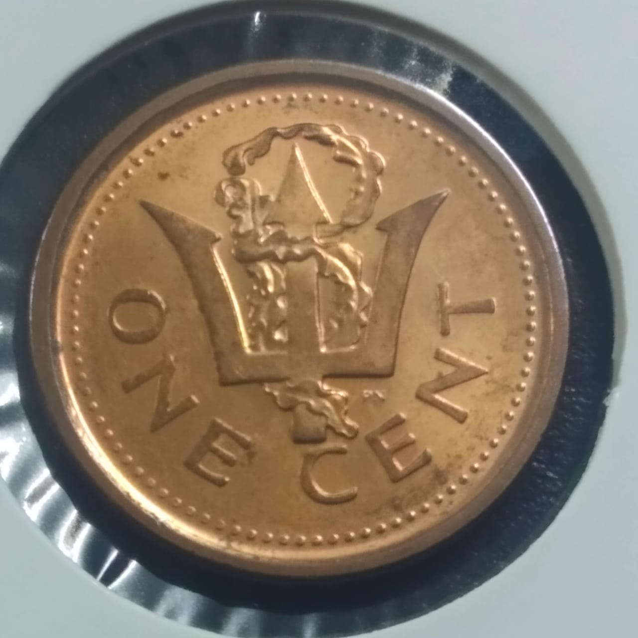 1 Cent UNC - Barbados