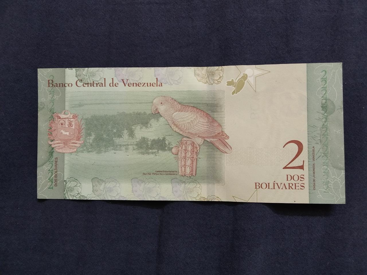 2 Bolivares UNC - Venezuela