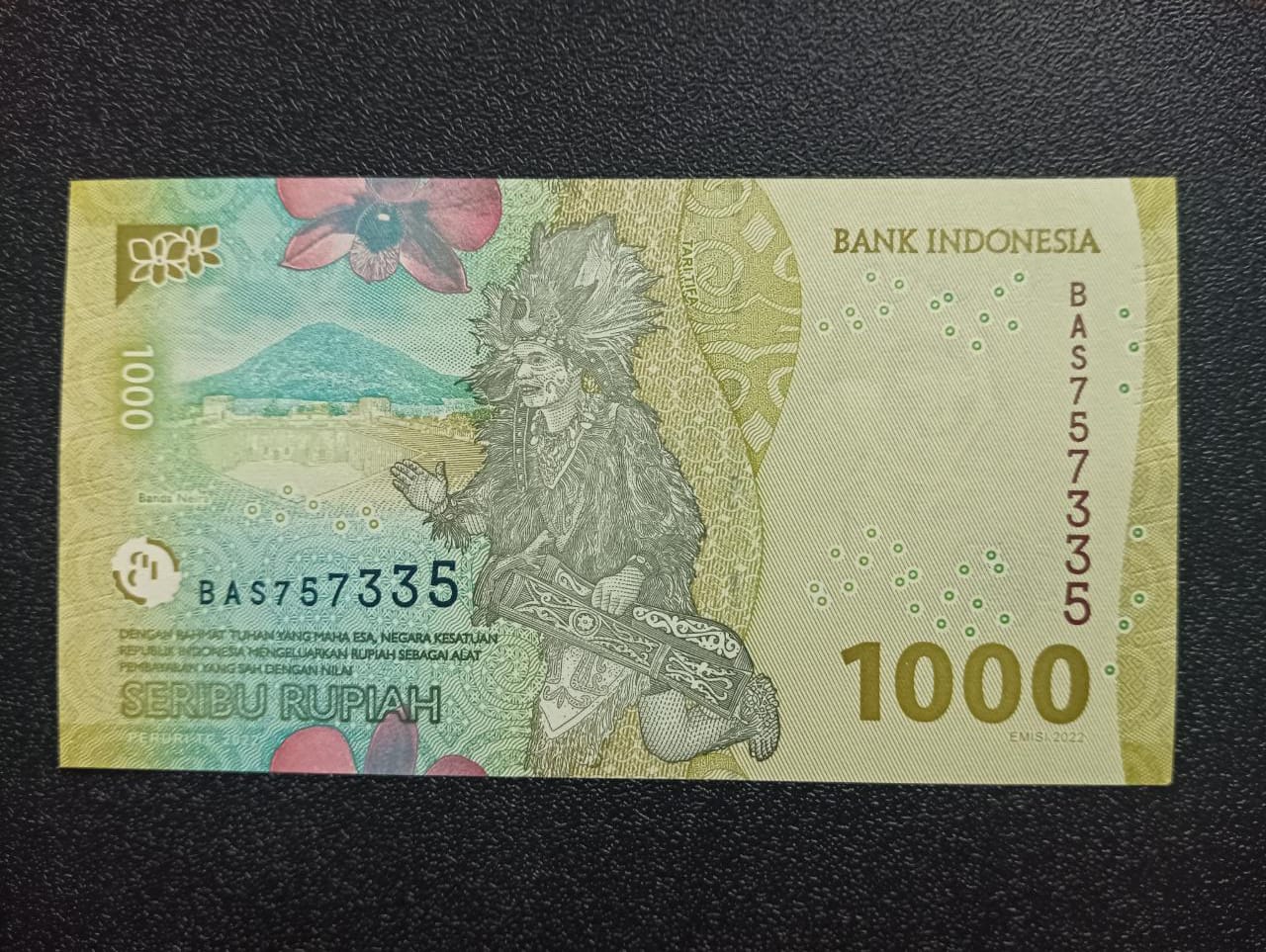 1000 Rupiah 2022 UNC - Indonesia