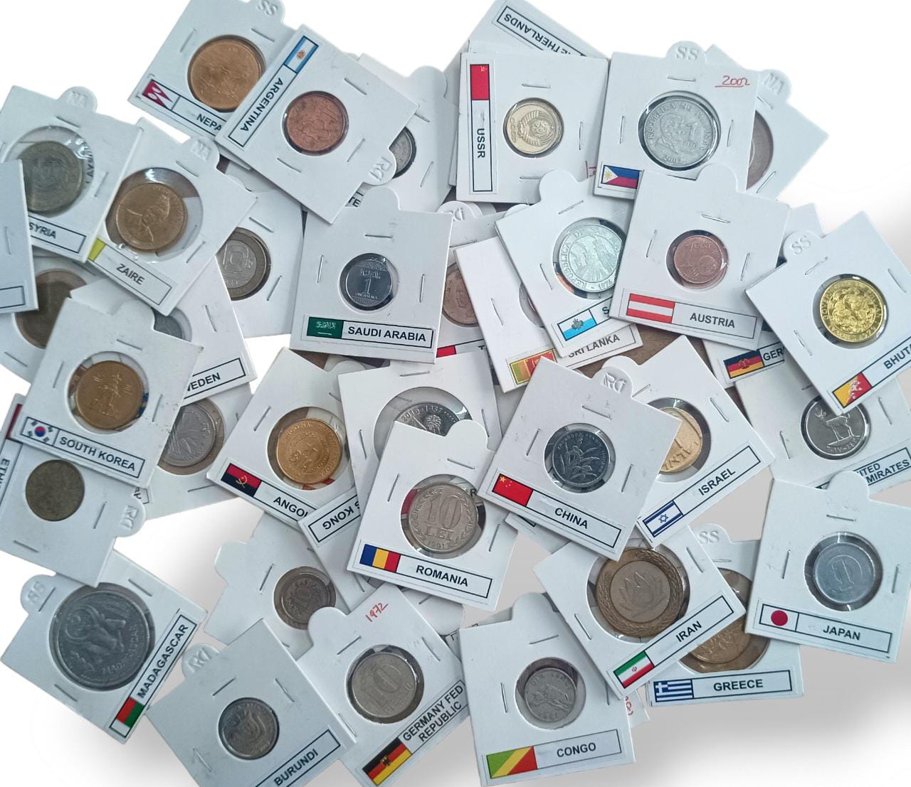 Gift Set - 100 Different Countries Coins Set