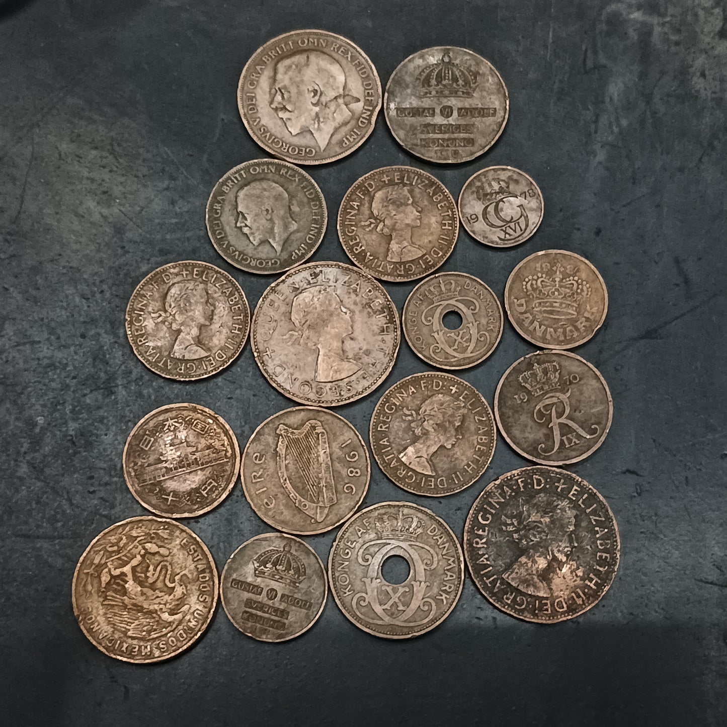 Lot of 17 Scarce World Coins - (Ref: AUC1610)
