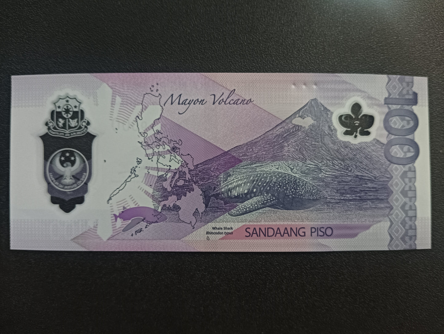 100 Piso 2024 UNC Polymer - Phillipines