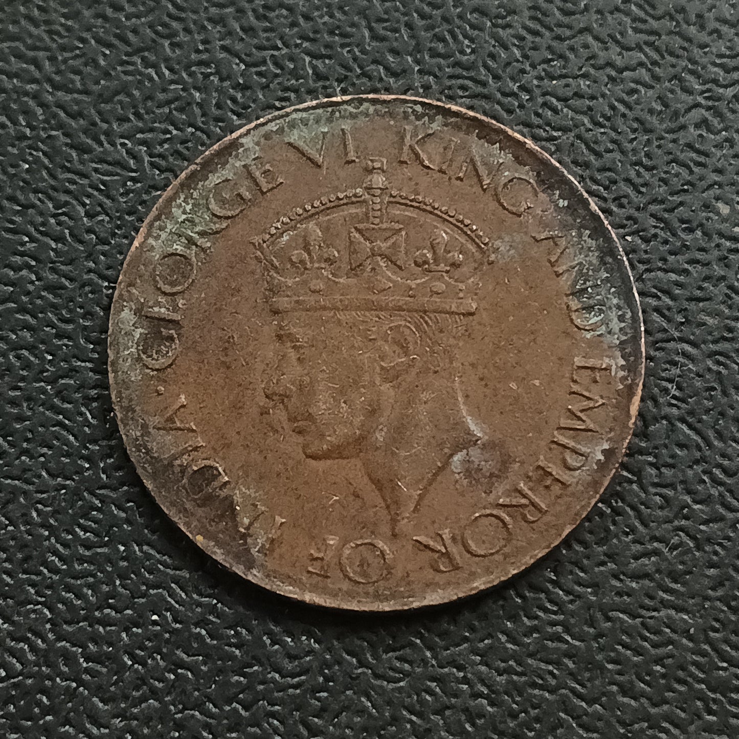 1 Cent 1943 George VI - Ceylon (Ref : AUC0930)
