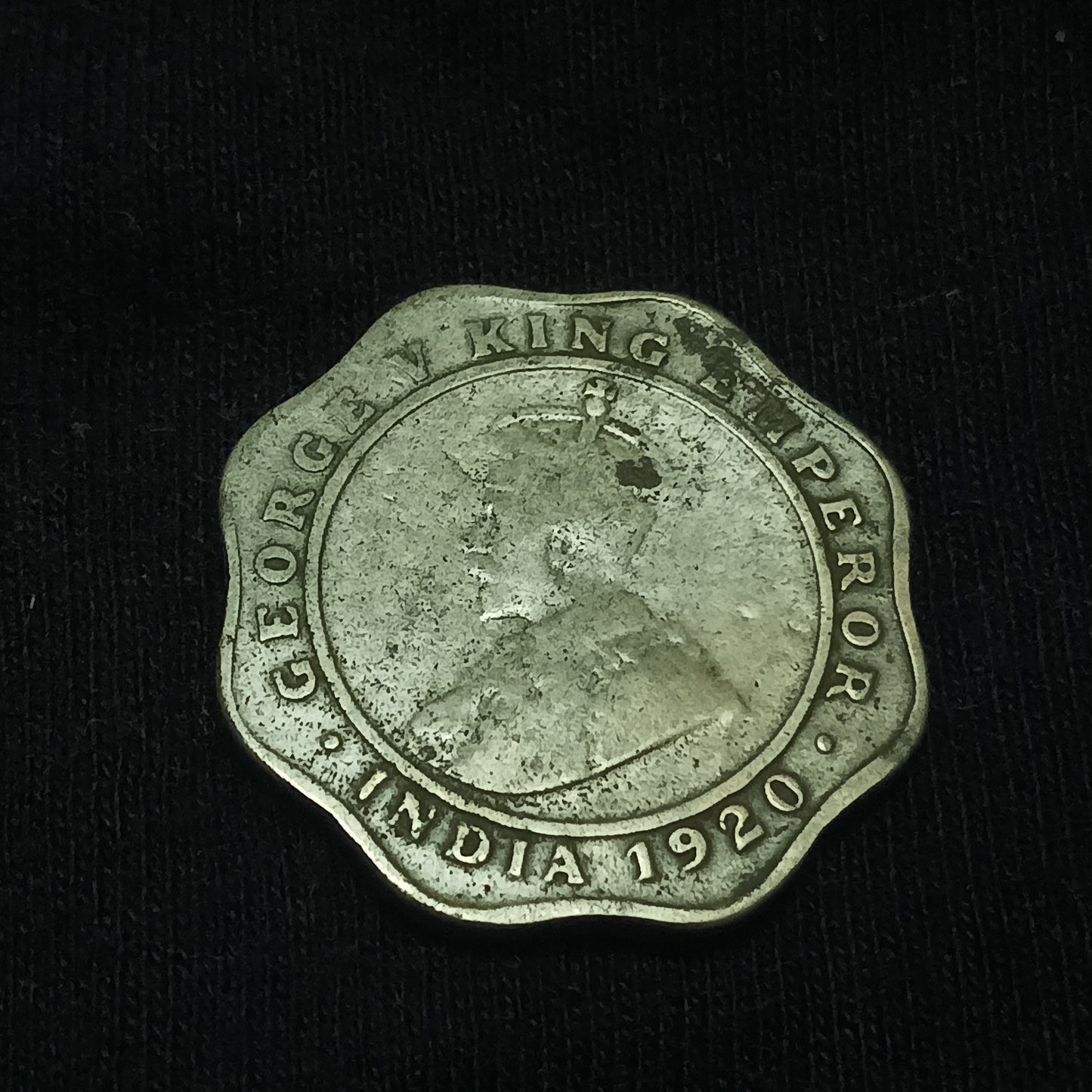 4 Anna 1919 Calcutta Scarce (Ref : 140624)