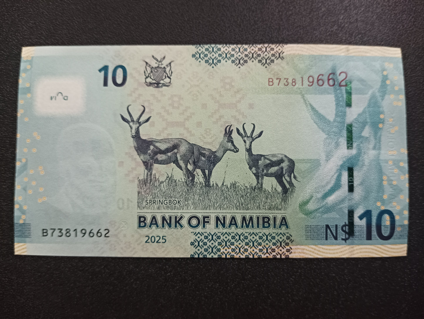 10 Dollars 2025 UNC - Namibia