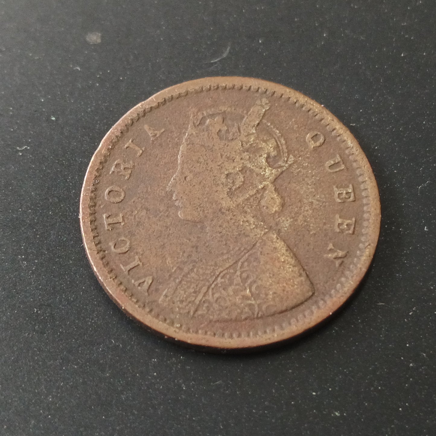 1/12 Anna 1862 Victoria Scarce - (Ref : AUC1343)