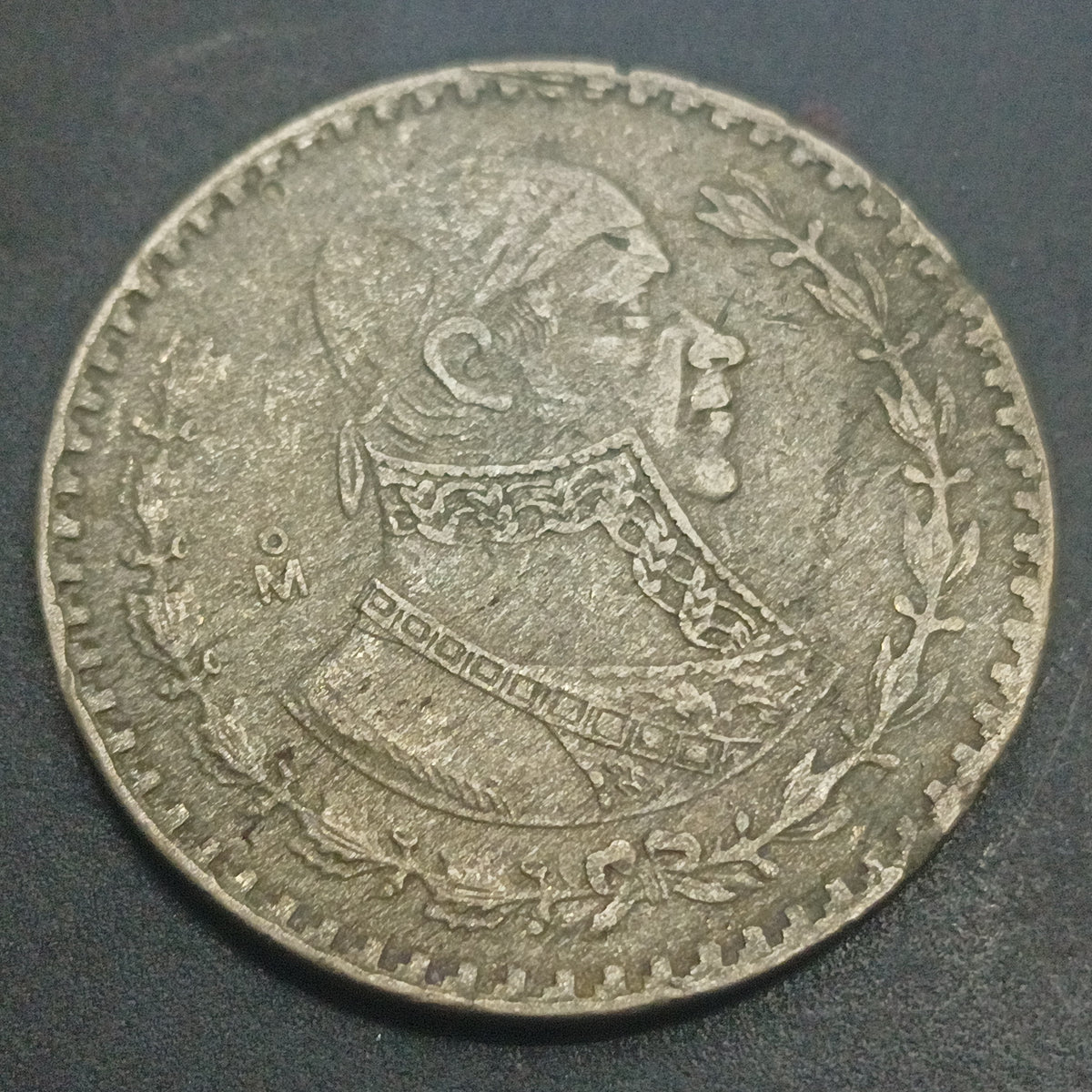 1 Peso "Tepalcate" 1957 (Composition: Billon -0.1 Silver)- Mexico (Ref:AUC1882)
