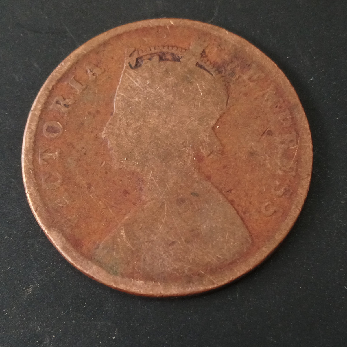 1/4 Anna 1886 Victoria - British India (Ref: AUC2061)