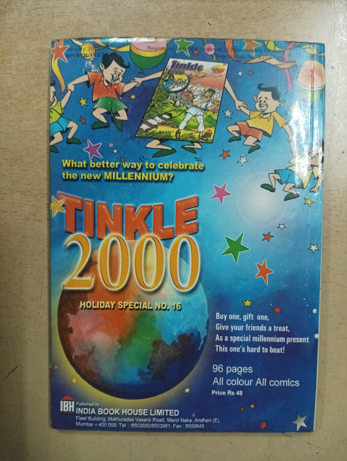 Tinkle Digest Vol. 5 No. 1 ( Used Condition)