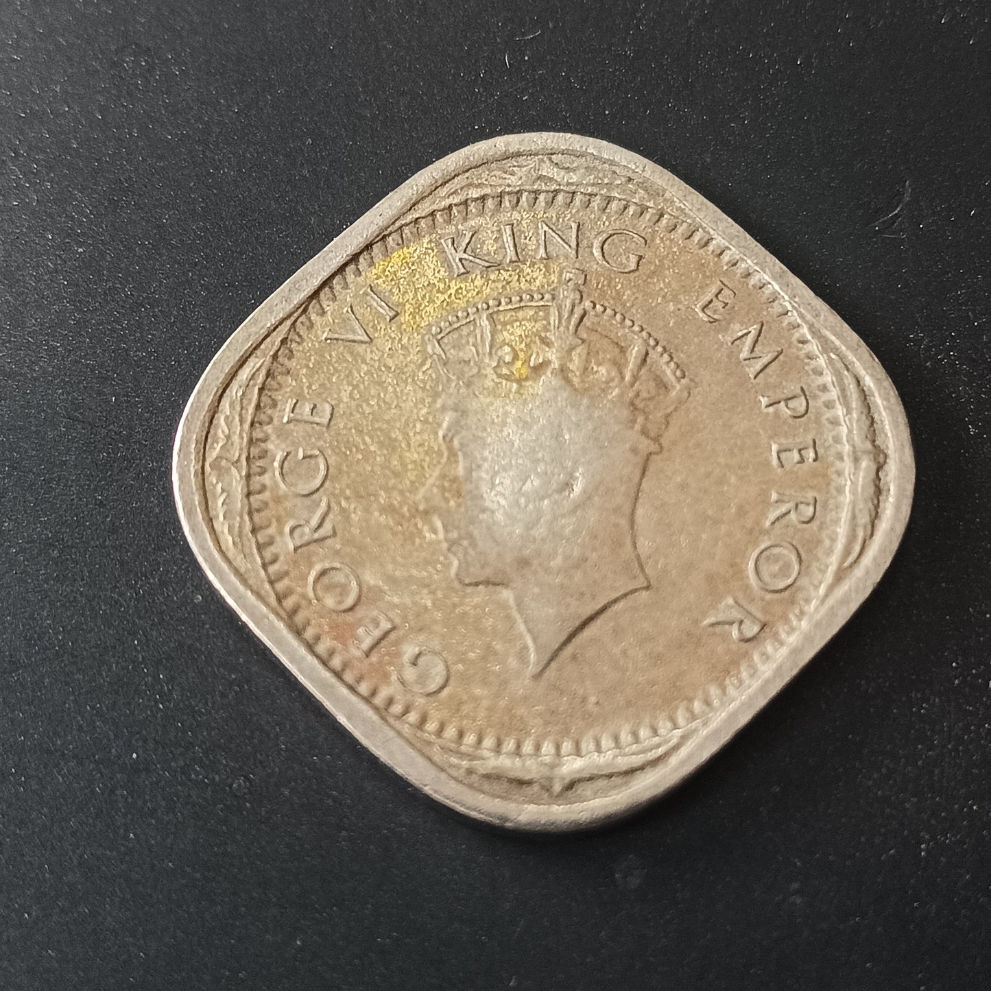 2 Anna 1939 Calcutta George VI (Ref : AUC1516)