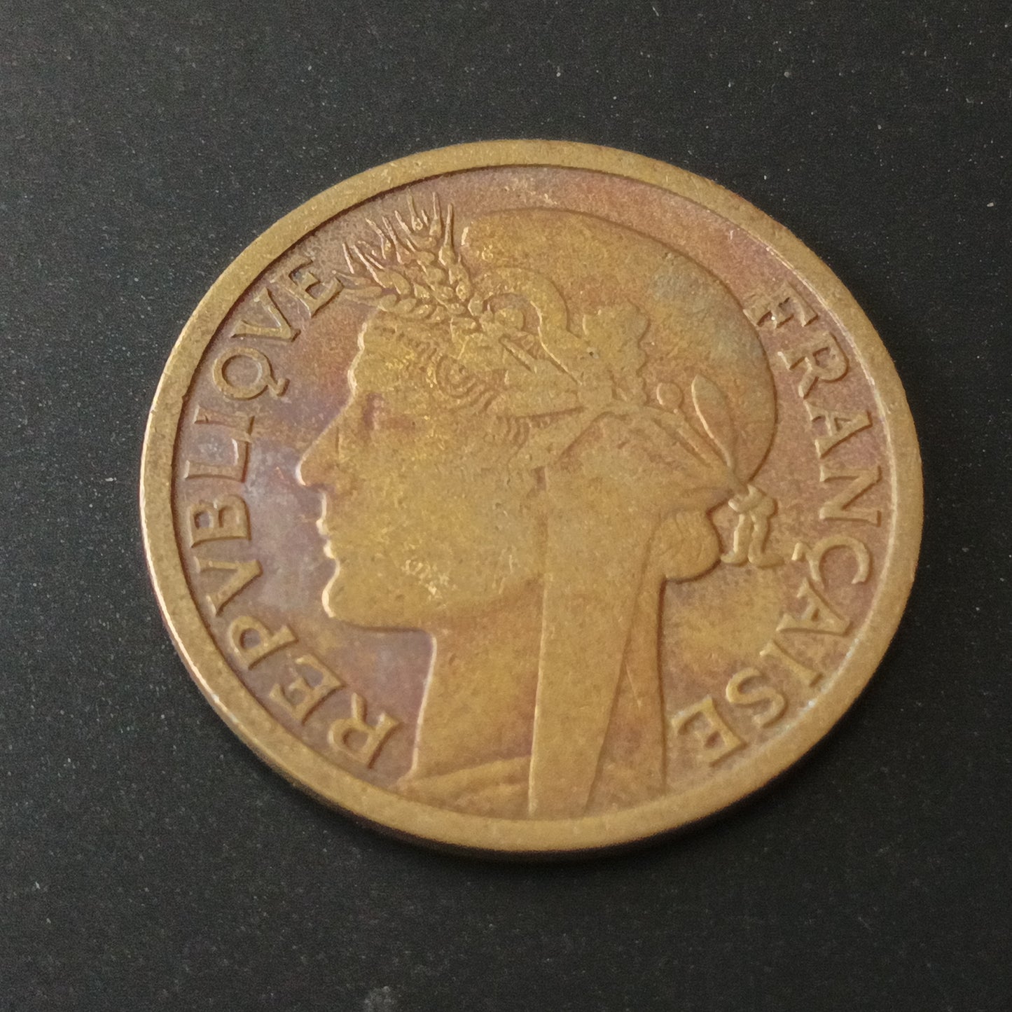 1 Franc 1944 (Scarce) - French West Africa ( Ref : AUC1346)