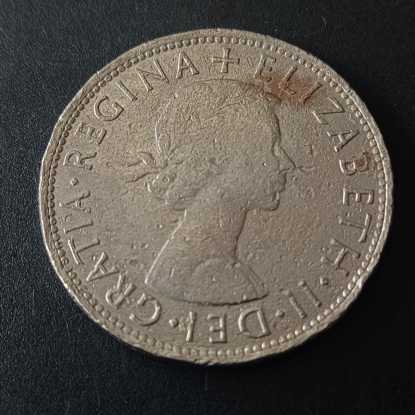 1/2 Crown 1954 - Elizabeth II - UNited Kingdom (Ref: AUC1714)