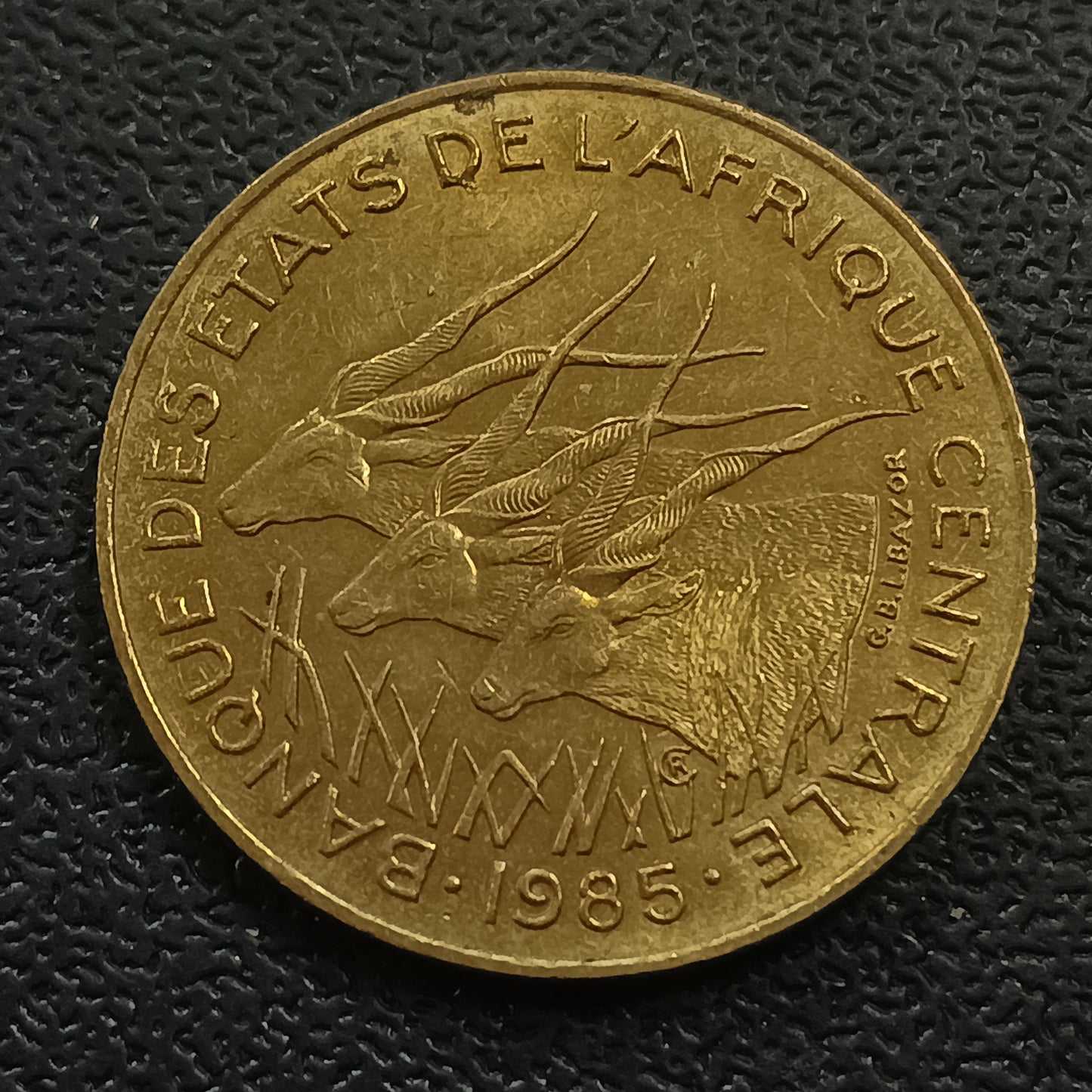 10 Francs CFA 1985 XF+ grade - Central African States