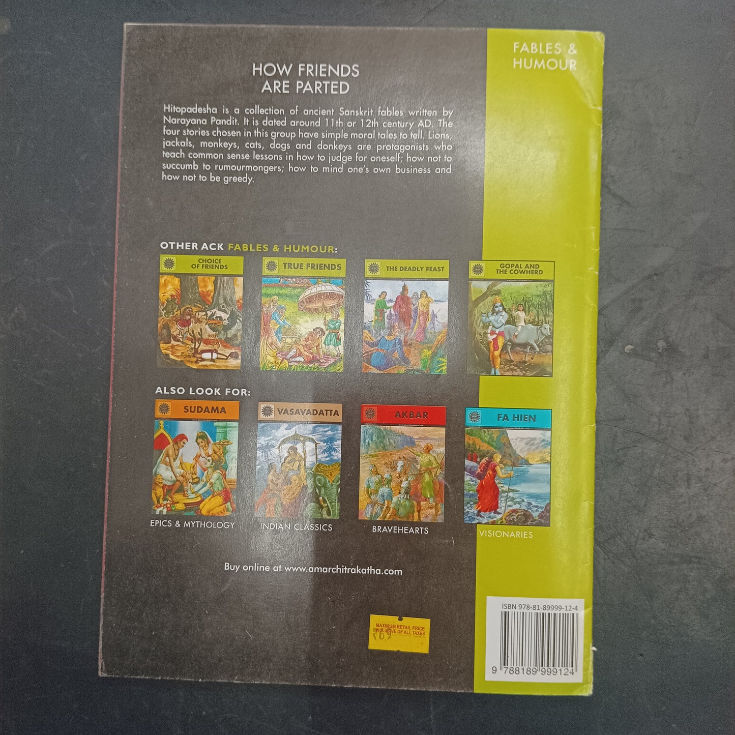Amar Chitra Katha : How Friends are Parted (Pre owned - Good Condition)