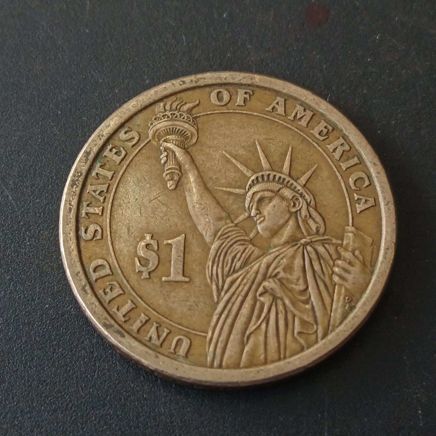 1 Dollar (John Adams - 2nd President - 1797-1801) - U.S.A Presidential $1 Coin Program