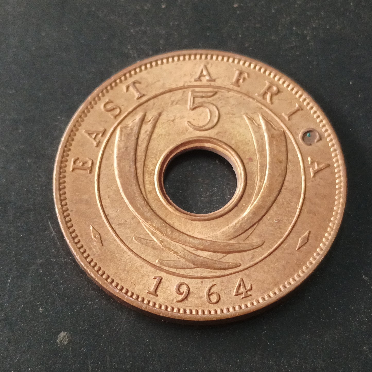 5 Cents 1964 Xf - East Africa (Ref: AUC1604)