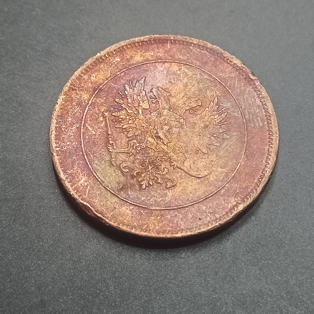 10 Pennia 1917 (Civil War Coinage) - Finland (Ref: AUC2026)