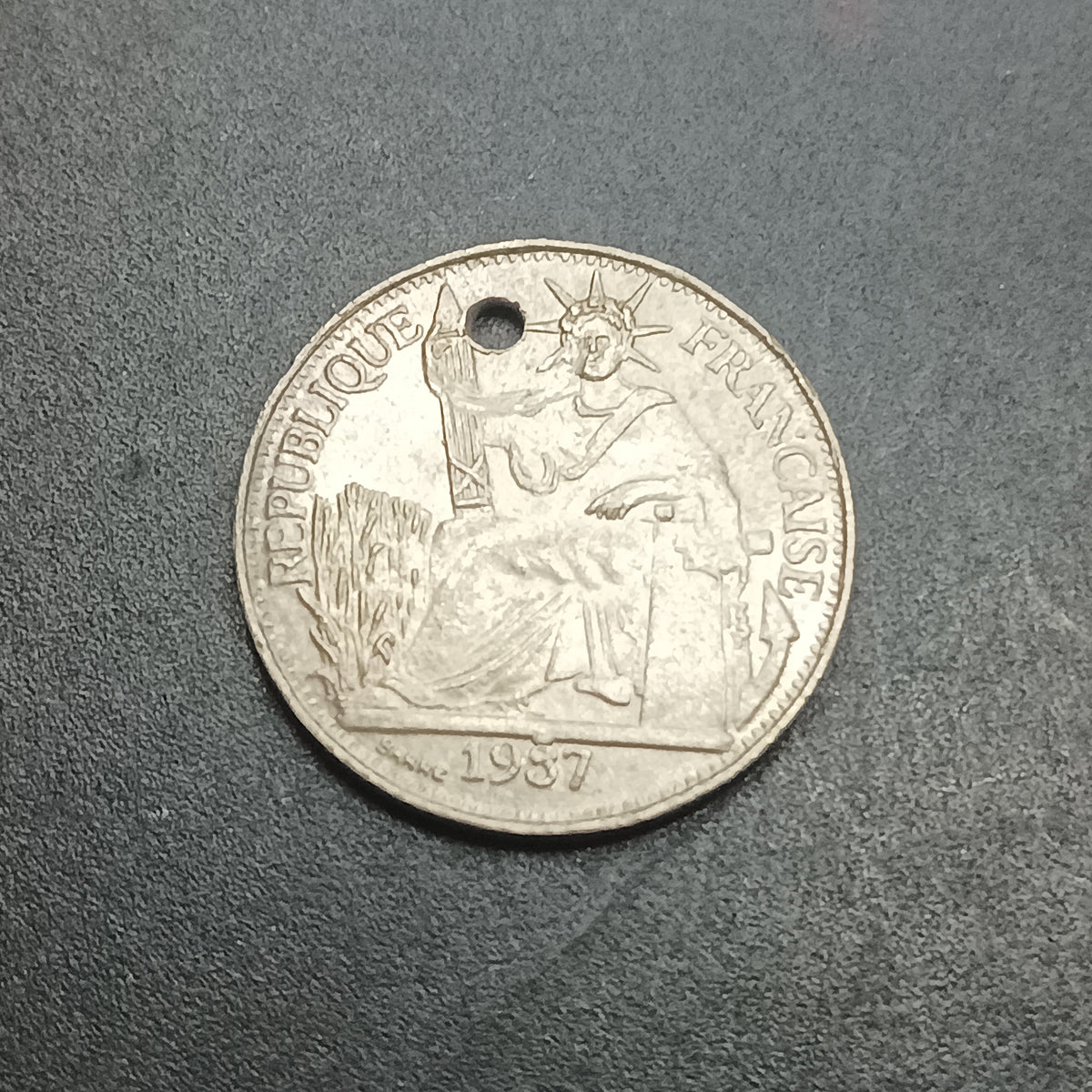10 Cents 1937 - French Indochina - (Ref : AUC1956)