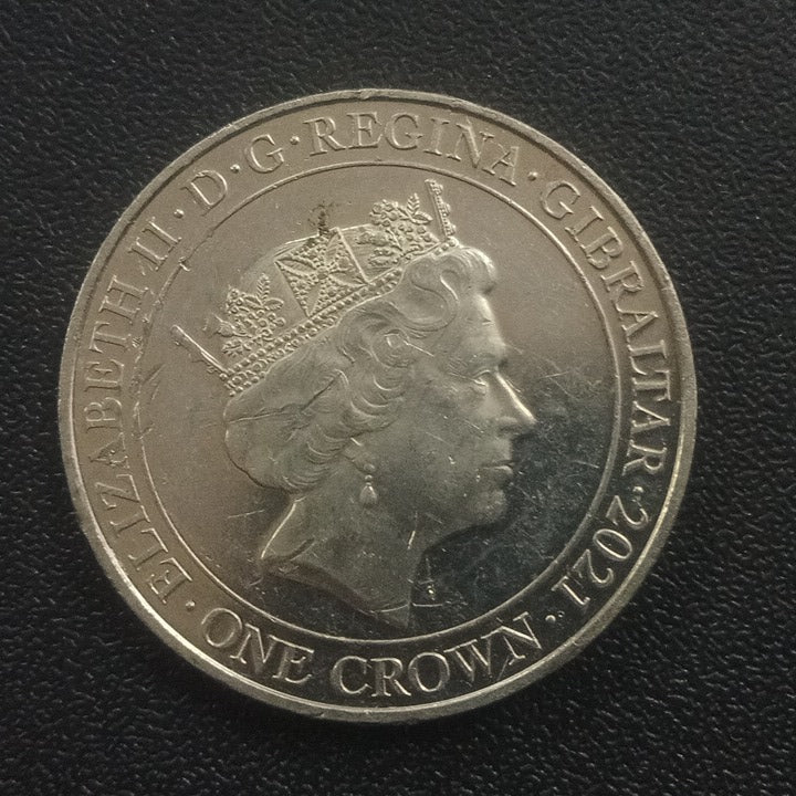 1 Crown 2021 - Gibraltar (Big Coin )