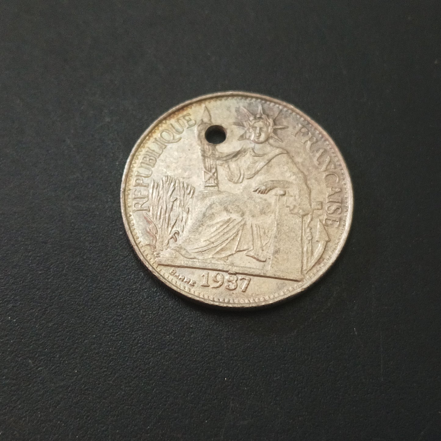 10 Cents (Pattern) Copper Nickel 1937 - French Indochina - (Ref : AUC1742)